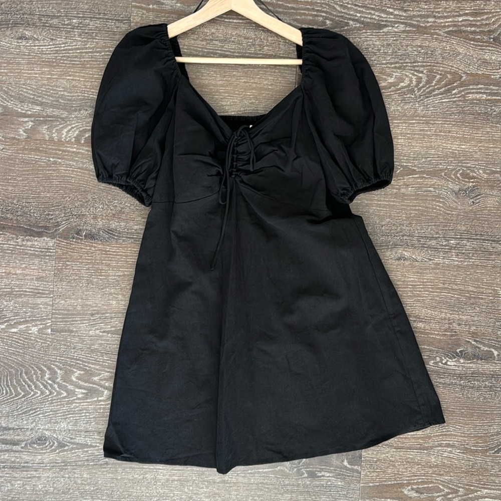 Linen-cotton dress H&M